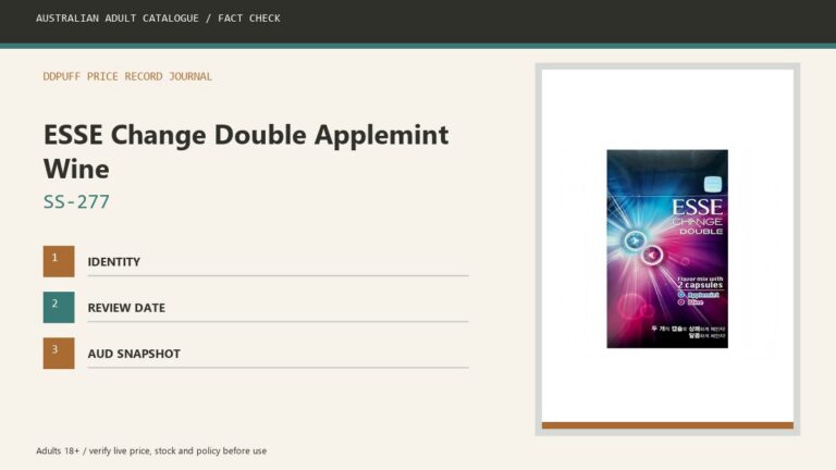 ESSE Change Double Applemint Wine pack image for the SS-277 price record